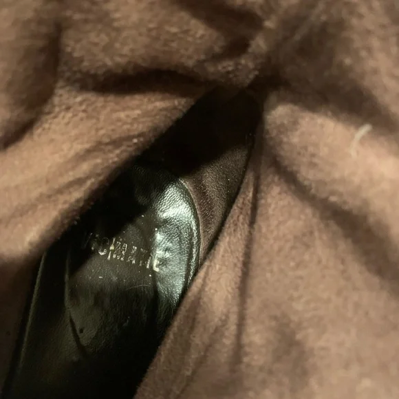 Vic Matie Women’s Size 38 Brown Leather 2.5” Block Heel Western Ankle Boots - Picture 14 of 15